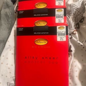 Talbots Silky Sheer Pantyhose in Red Packaging